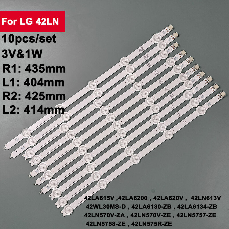 LED TV Backlight Strip For LIG 42LN540 42LN5400 42LN5403 42LA620V 42LA6218 42LA621S 42ln 42'' ROW2.0 REV 1.0 L1-TYPE 6916L-1120A