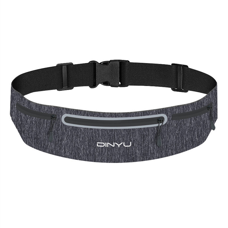 Cintura esportiva ajustável para homens e mulheres, cinto de correr, suporte para telefone portátil, bolsa de ginástica, cintura impermeável invisível