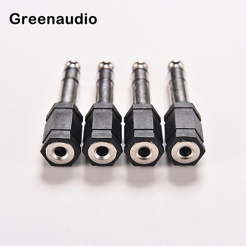 GAZ-MC11 6.5mm 1/4 maschio a 3.5mm 1/8 femmina Audio Stereo Mic Plug Adapter Mini Jack