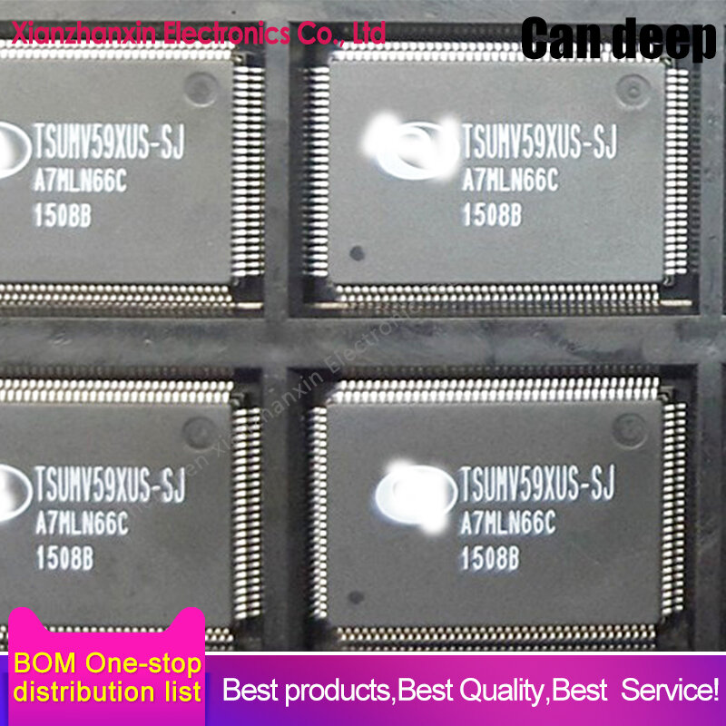 TSUMV59XUS-SJ Chip LCD, LQFP128, 1 lote PC