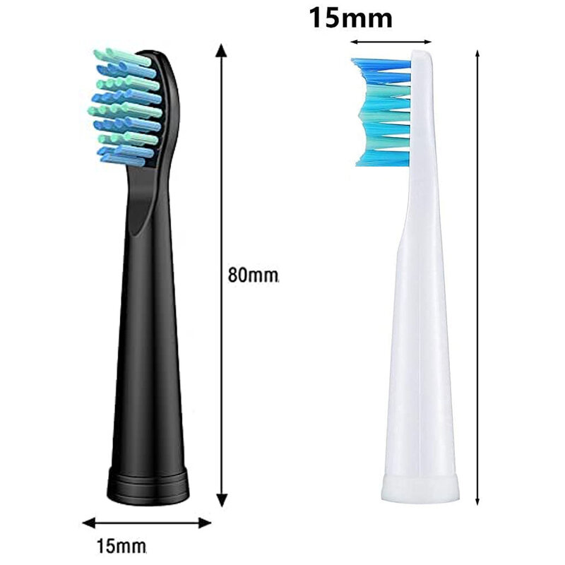 3/4/8/12/16 Pcs testine di ricambio per Seago per Fairywill testina per spazzolino elettrico Dupont Bristle Brush Refill Tooth Clean