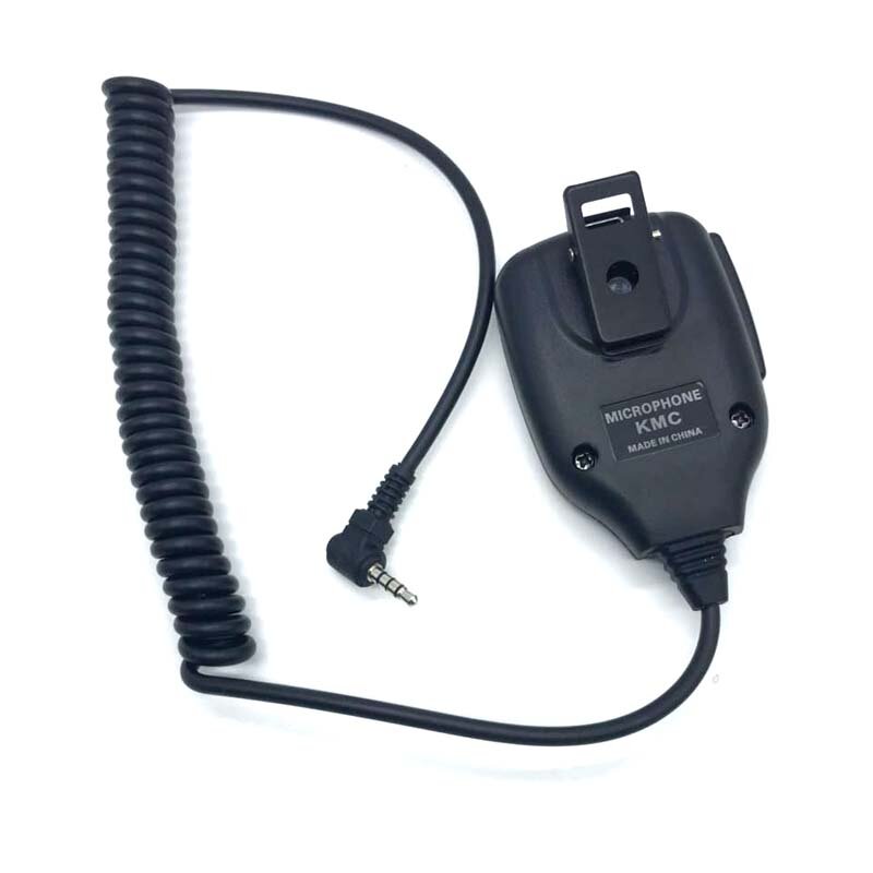 Baofeng-uv-3r rádio portátil de duas vias, 1 pino, 3,5mm, microfone ptt, alto-falante, microfone para bf-t1 bf-t8 bf-u9 uv3r plus, walkie talkie