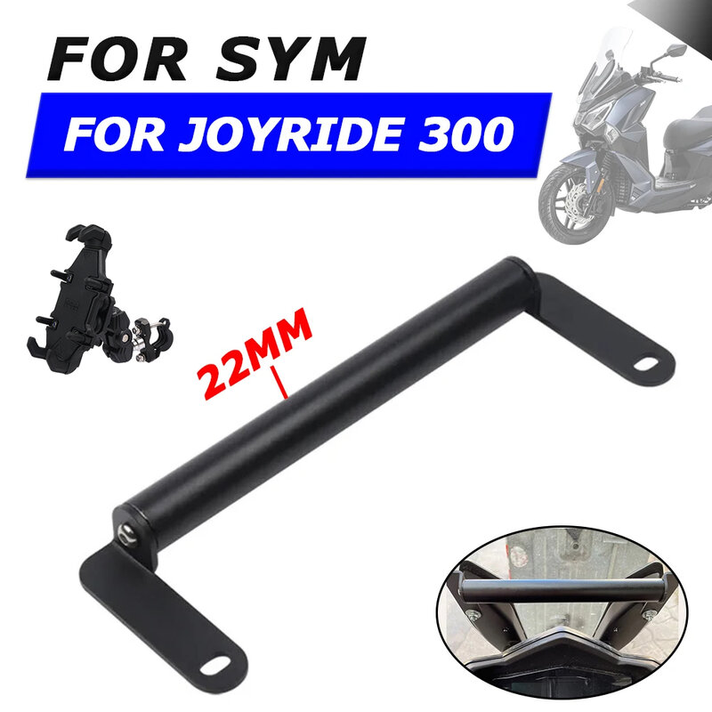 Motocicleta Stand Holder para telefone móvel, suporte de placa, navegação GPS, acessórios para SYM JOYRIDE 300, JOYRIDE300, 2022, 2023