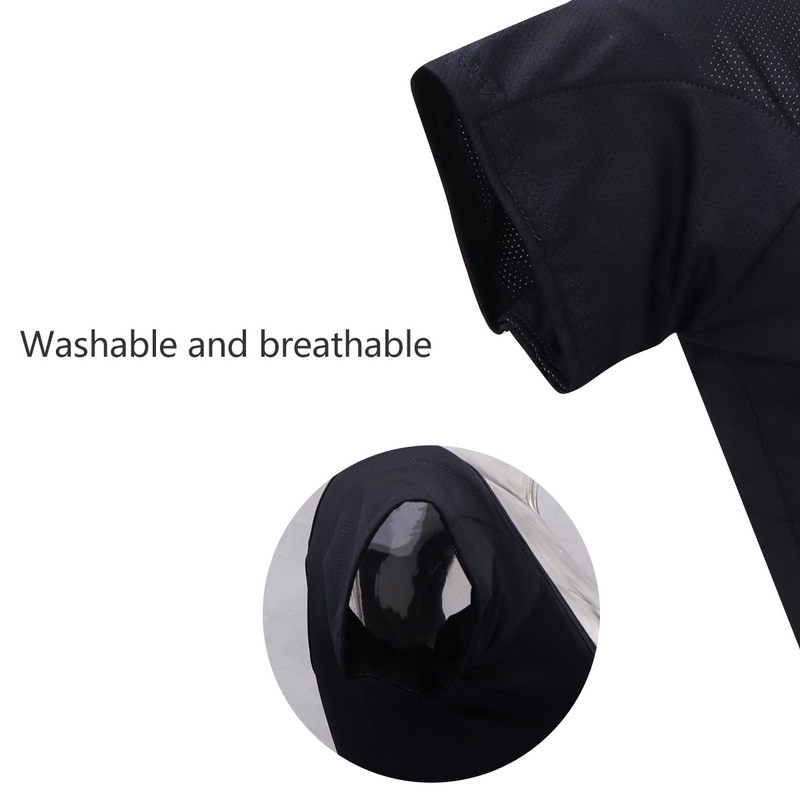 Впитывающие пот накладки защита для одежды для девушек рубашки быстросохнущая впитывающая подкладка с коротким рукавом