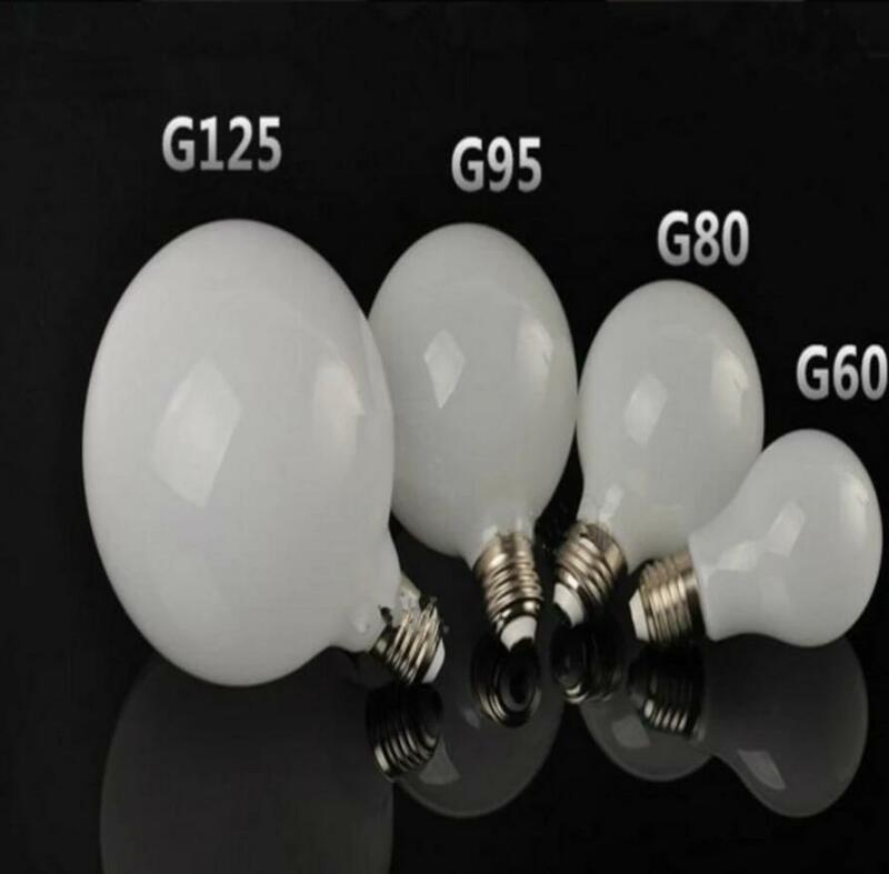 LED E27 G60 G80 G95 G125 led لمبة إضاءة E27 5W اديسون مصباح ليد لمبة AC110V 220V ألكرة الأرضية لمبة الباردة/الدافئة الأبيض