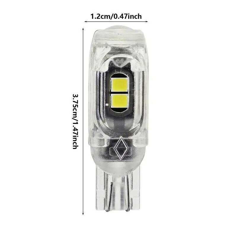 T10 lampu LED pelat nomor 12V 5SMD LED bola lampu Interior mobil pengganti untuk T10 W5W 194 168 147 152 158 159
