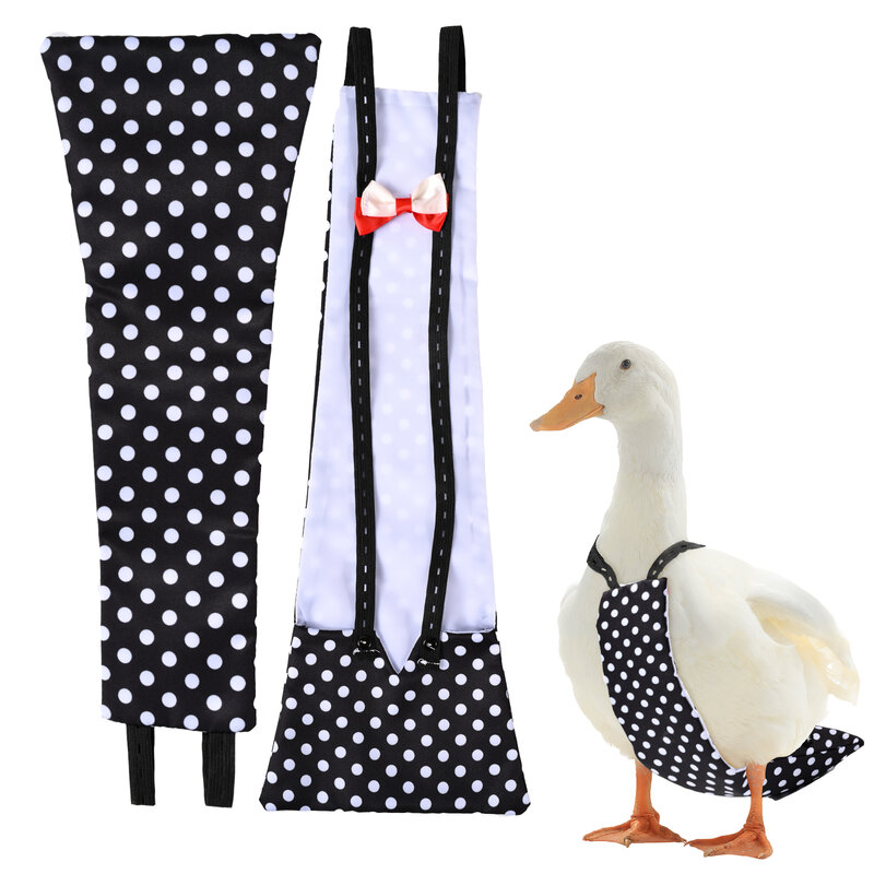 Pañal de pato lavable para piezas, pantalones fisiológicos de ganso y pollo, diseño de lazo con banda elástica, producto para mascotas, 2 uds.