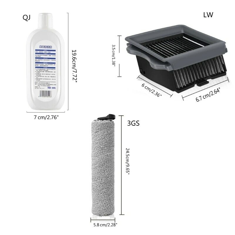 Limpiador líquido para IFLOOR PLUS/FLOOR ONE Cartucho de filtro lavable reutilizable Dropship