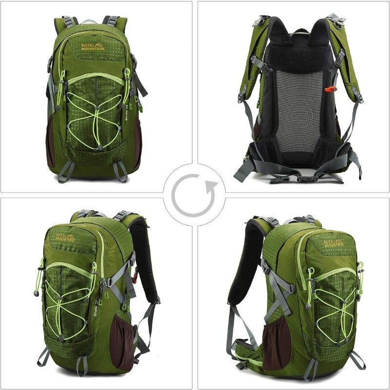 Hiking Backpack, 30L Hiking Daypacks, Detachable Backboard, Travel Daypack for Trekking Cycling Climbing Camping