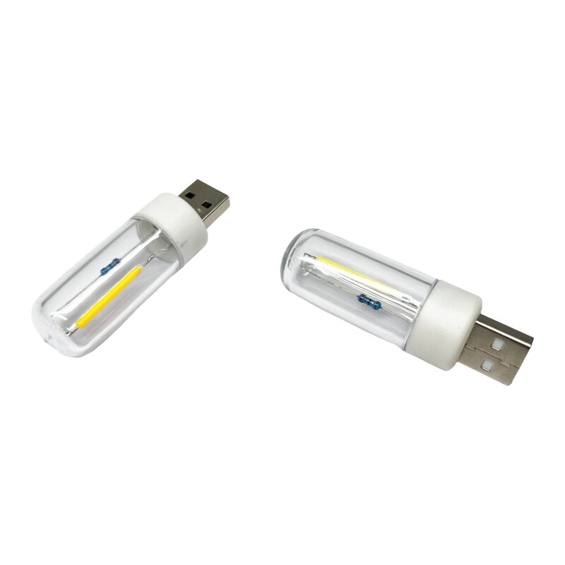 5V Night Light LED USB LED Camping Lamp Filament Portable Lighting USB lamp Charging Treasure Notebook Mobile Power Bulb