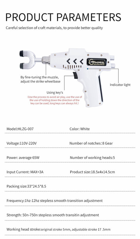 Инструмент для регулировки хиропрактики 750N интенсивная терапия электрическая коррекция пистолет активатор шейный массажер вибратор