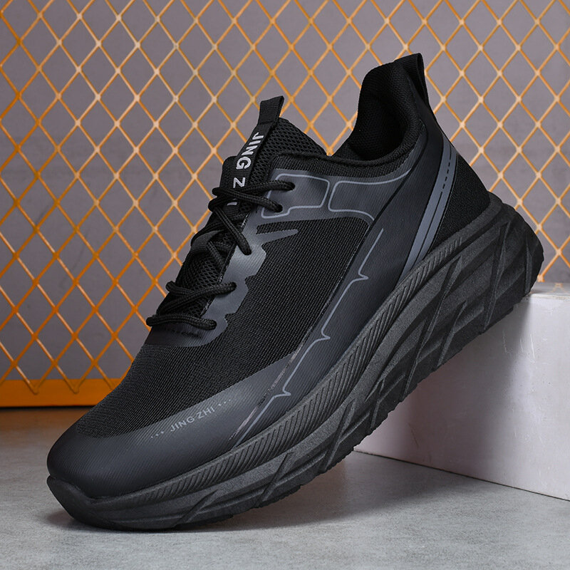Sapatos esportivos antiderrapantes leves para homens, sapatos de caminhada casuais, sapatos de caminhada ao ar livre respiráveis, nova marca