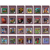 GBC Game Cartridge 16 Bit Video Game Console Card Perfect Dark Adventure Island Resident eEvil Mega Man Harvest Moon for GBC/GBA