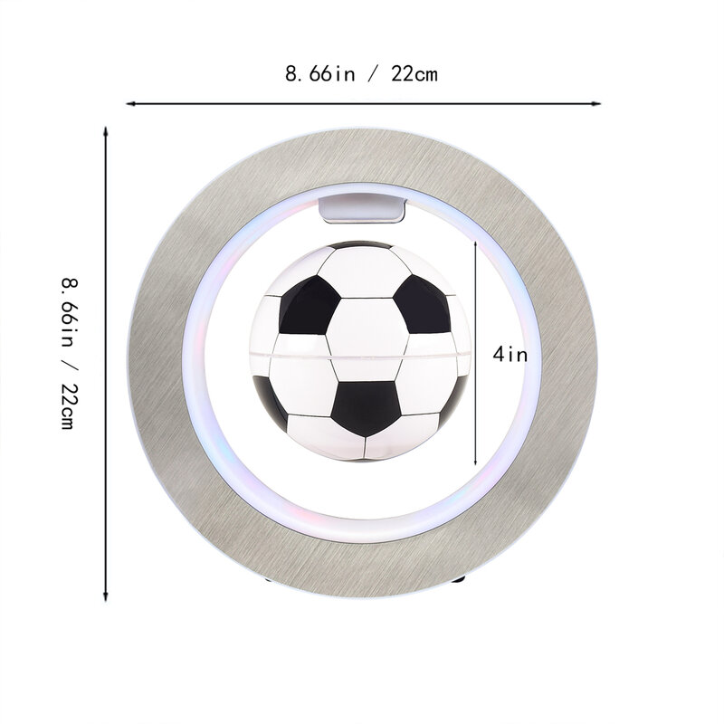 Magnetische Levitatie Drijvende Voetbal Met Led Licht Drijvende Voetbal Voor Thuis Bureau Gadget Verjaardagscadeau Voor Mannen Kinderen