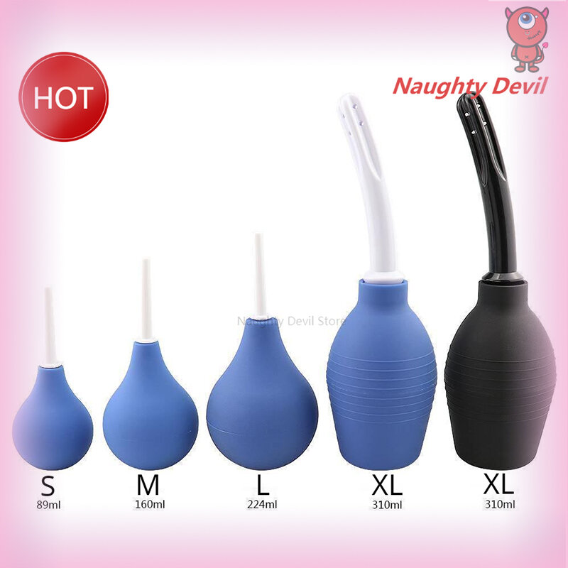 Klysma Rectale Douche Cleaning System Siliconen Gel Blauwe Bal Voor Anale Anus Colon Klysma Anale Reiniging Anaal Plug Sex Toy 18 + Sexshop