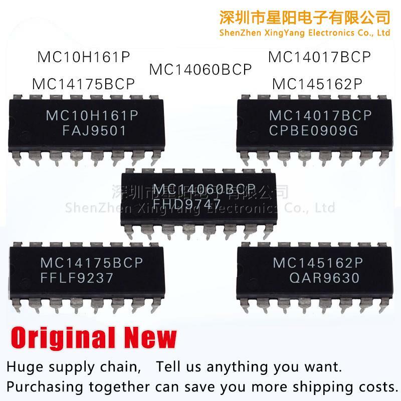 Nowy oryginalny MC14175BCP MC14017BCP MC14060BCP MC10H161P MC145162P