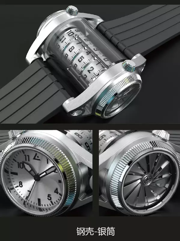 防水スイス時計,自動,ドラム,機械式,超美しく,新しいオリジナル