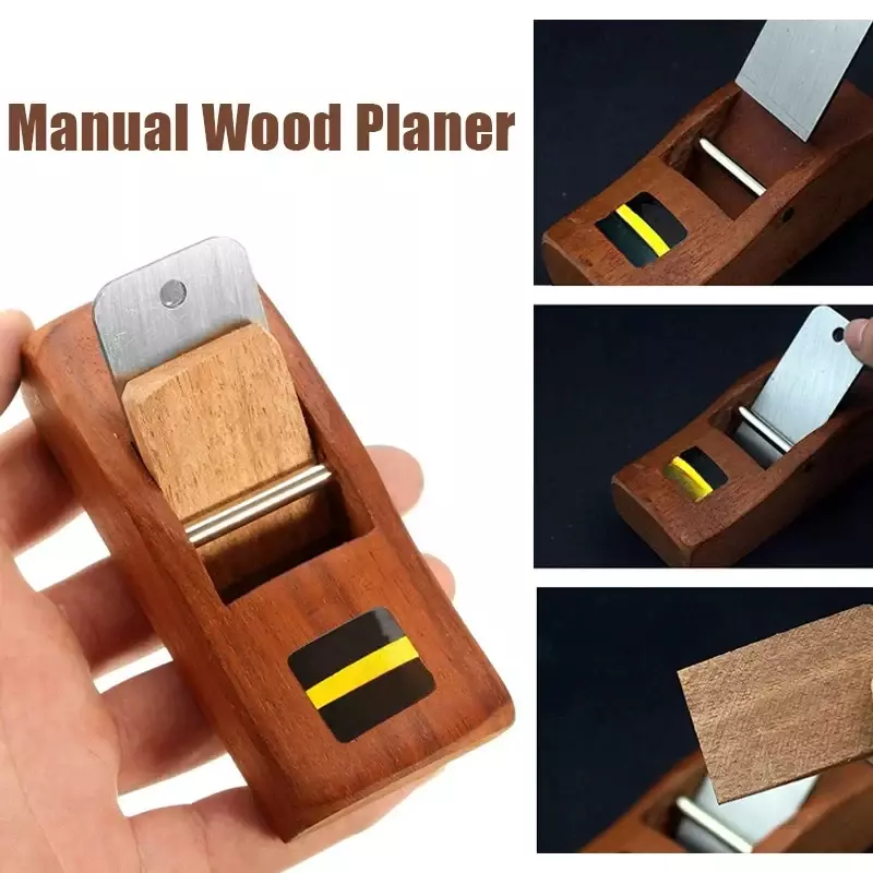 Home Garden Mini Woodworking Flat Plane Wooden Hand Planer Trimming plane Carpenter Woodcraft DIY Tool Wood Planer
