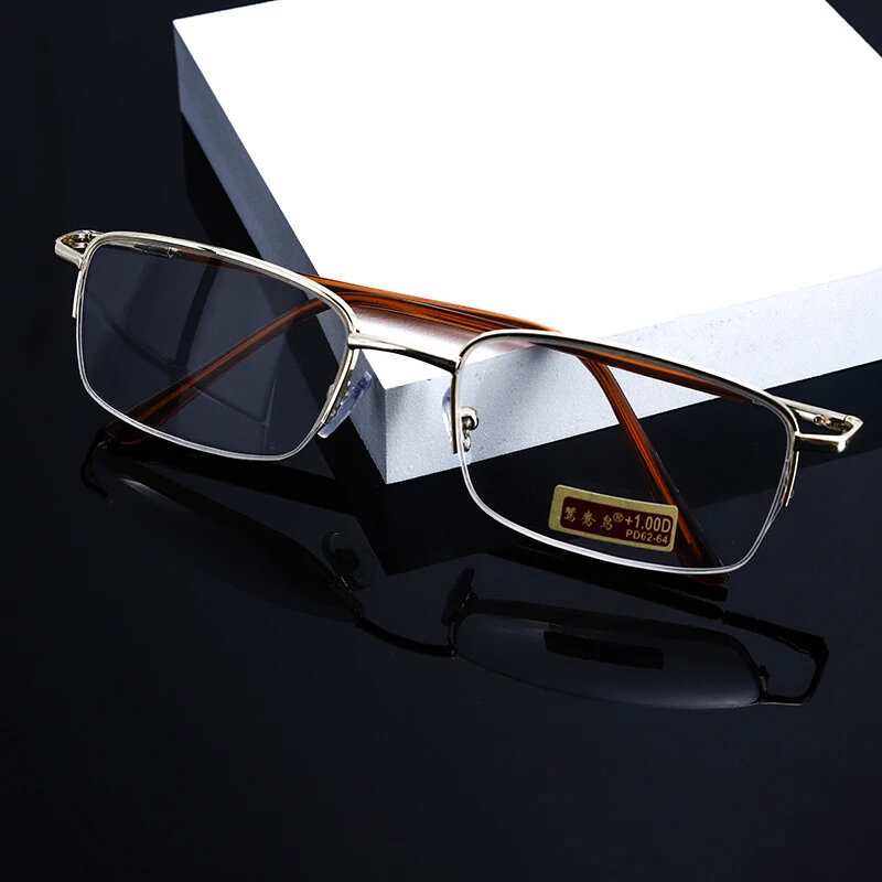Mannen Glazen Leesbril Presbyopische Eyewear 0.5 0.75 1.0 1.25 1.5 2.0 2.25 2.5 2.75 3.0 3.25 3.5 3.75 4.0 4.5 5.0 Unisex