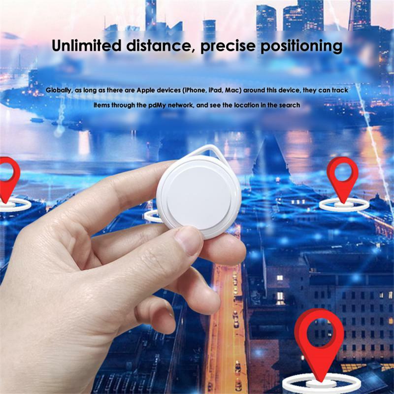 Mini inteligentny Tag przenośny GPS Tracker Bluetooth IOS Anti-Locator alarmowy dla starszych dzieci Pet Car Support Apple znajdź moją aplikację