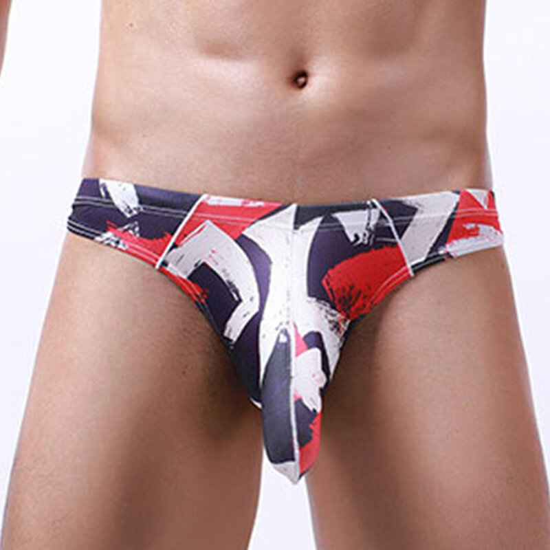 Bikini Pouch Sleeve Elephant Nose G-String Briefs M-2XL Polyester Underpants For Man Male Gentlemen High Quality