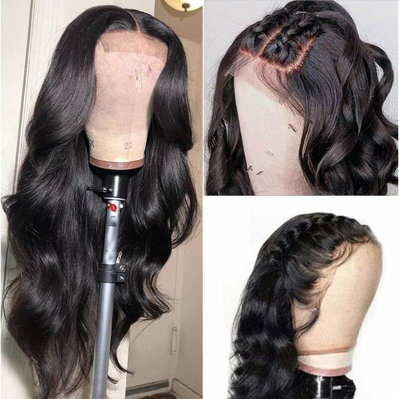 Peluca de cabello humano ondulado para mujer, postizo de encaje Frontal 13x4, 4x4, Hd 13x6, brasileño