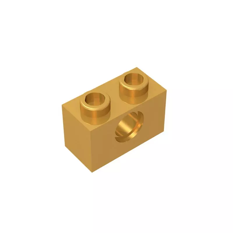 Gobricks GDS-623 brique technique 1x2 4.9 compatible avec lego 3700 enfants bricolage dos blocs de construction techniques