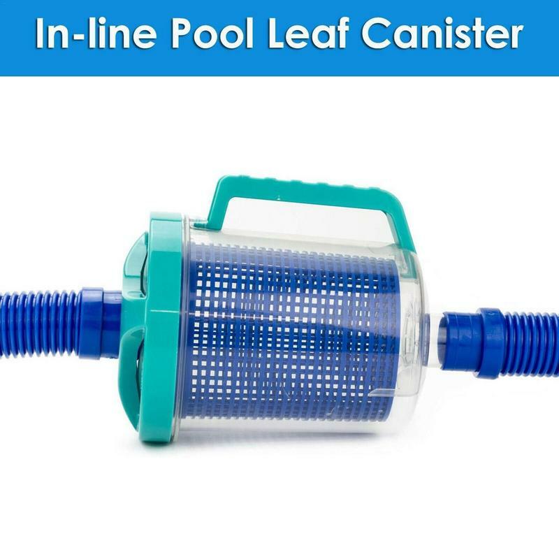 Leaf Catcher For Pool Vacuum Pool Leaf Remover With Handle Clear Leaf Trap With Basket Pool Cleaner Supplies For Swimming Pool
