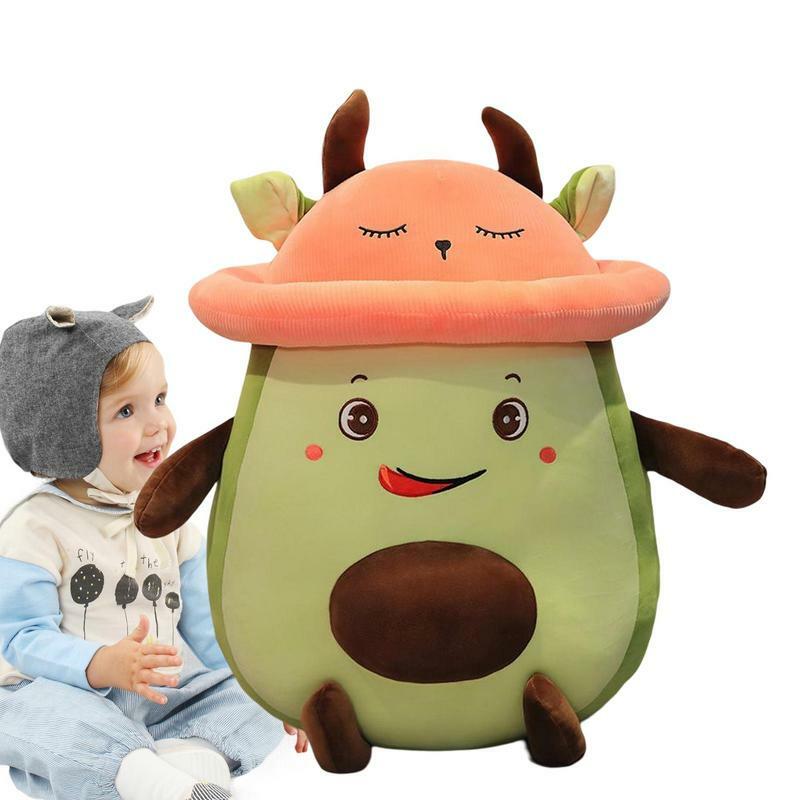 Soft Stuffed Abacate Fruit Plush Toy para crianças, Hugging Pillow, Presentes para meninas, meninos, amigos, Natal
