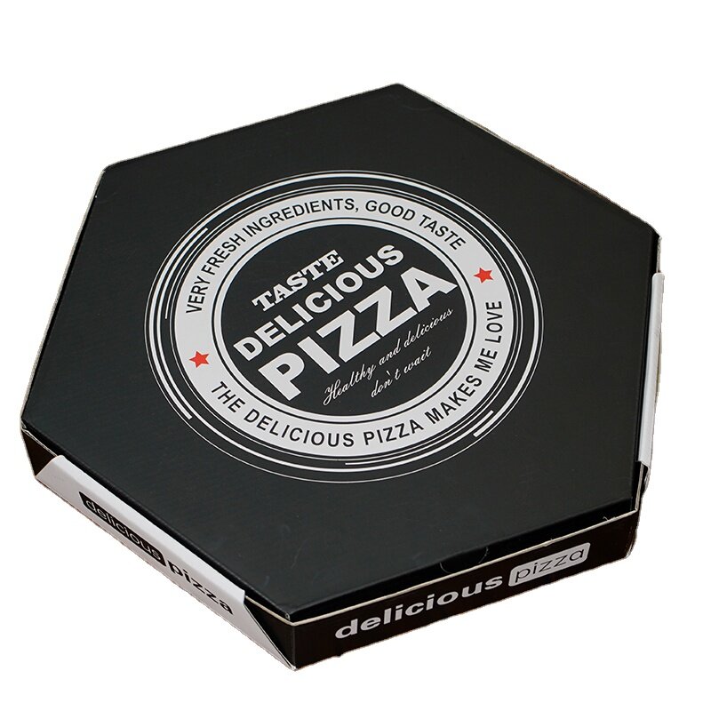 Prodotto personalizzato all'ingrosso personalizzato stampato 6 8 10 12 14 scatola per Pizza in foglio di alluminio da 16 pollici per asporto