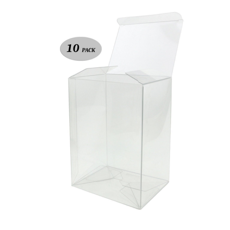 10 pezzi antipolvere PVC Booster Trainer Box ETB custodia protettiva in plastica trasparente vetrina protettiva per scatola protettiva per Pokemon
