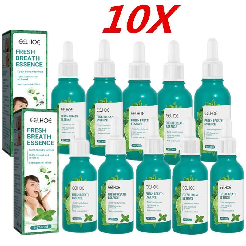 10X Mouth Spray Breath Freshener Bad Mouth Smell Removing Drops Mint Drop Get Breath To Oral Of Essence Oral Rid Cool Bad Care