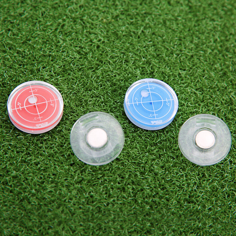 Golf Ball Marker com Magnetic Cap Clip, Nível de bolha, Golf Hat Clip, Golf Course Acessórios, alta qualidade