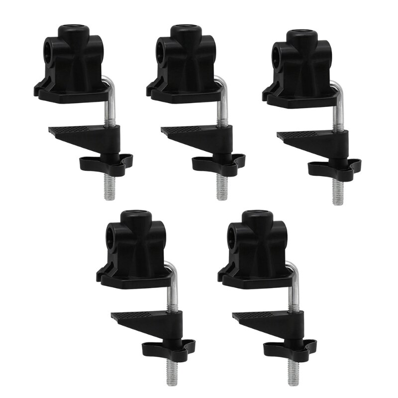 5Pcs Replacement Desk Clamp C Clamp for Swing Arm Light, Desk Lamp, Microphone