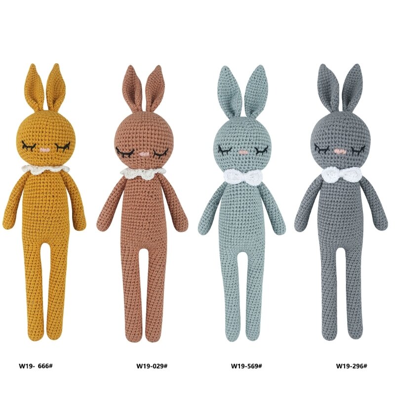 13'' Cartoon Tier Kaninchen Schlafpuppe Kleinkind Geschenk Komfort Spielzeug Figur