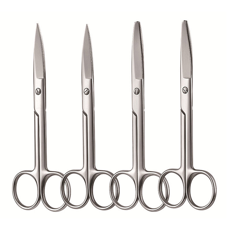 Медицинские хирургические ножницы, острые маленькие инструменты из нержавеющей стали для ногтей, для бровей, носа, волос, для маникюра, косметики