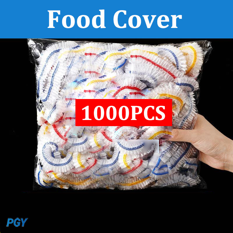 100-100 Stück Farbe Einweg-Lebensmittel abdeckung Wrap Lebensmittel qualität Frisch halte folie Tasche Lagerung Küche Einweg schale Abdeckung Großhandel
