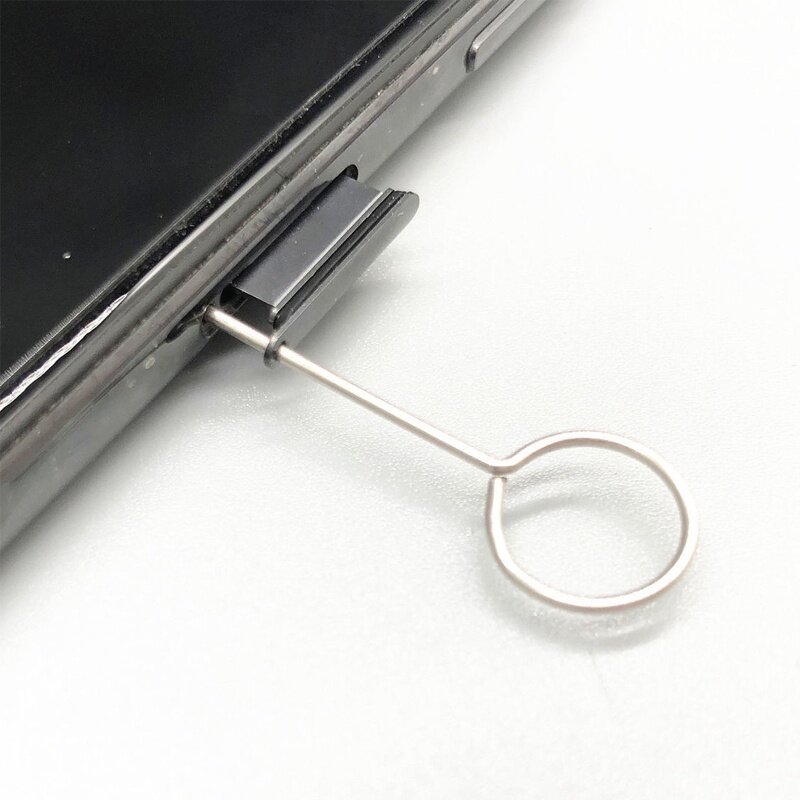 Herramienta de extracción de Pin de bandeja de tarjeta Sim, eyector de abridor de agujas para teléfono móvil, 500/2000/5000 piezas