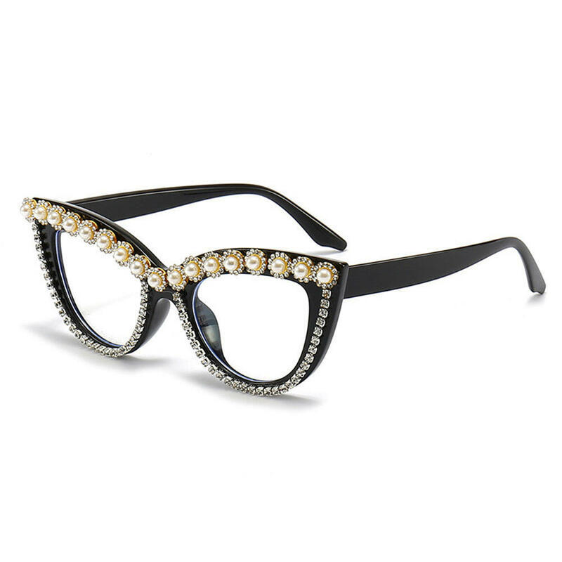 Óculos de sol Cat Eye Diamond para homens e mulheres, óculos femininos, Trendy Shades, óculos de luxo, moda, moda