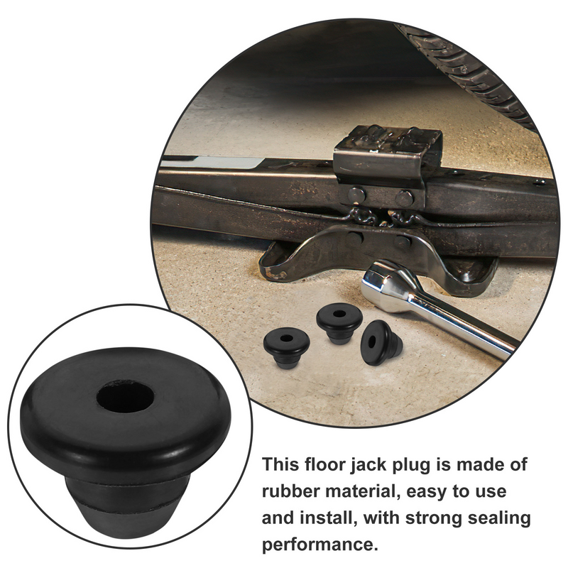 Jack Oil Plugs Filler Plug Rubber Floor Bung Bottle Hydraulic Horizontal Repair Hole Reservoir Cap Set