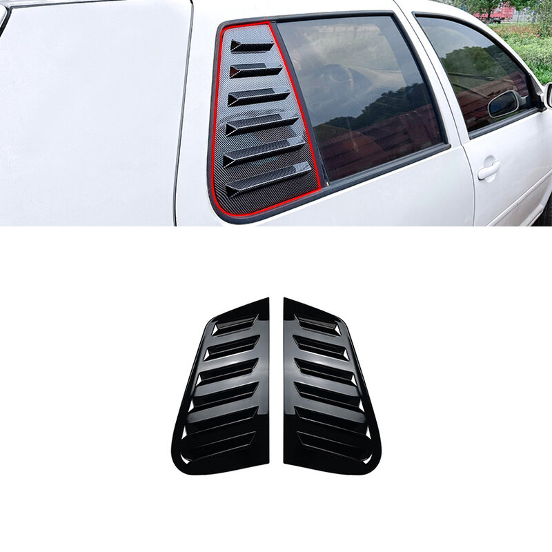 Глянцевые черные панели боковых панелей для Volkswagen Golf 4 High 4 Golf MK4 1997-2006, Декоративные жалюзи, обновленные автомобильные аксессуары