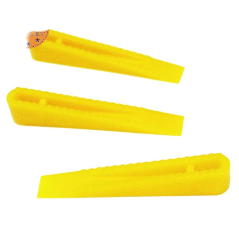 Система выравнивания стены и пола для плитки ресниц 100 шт./лот желтые пластиковые клинья