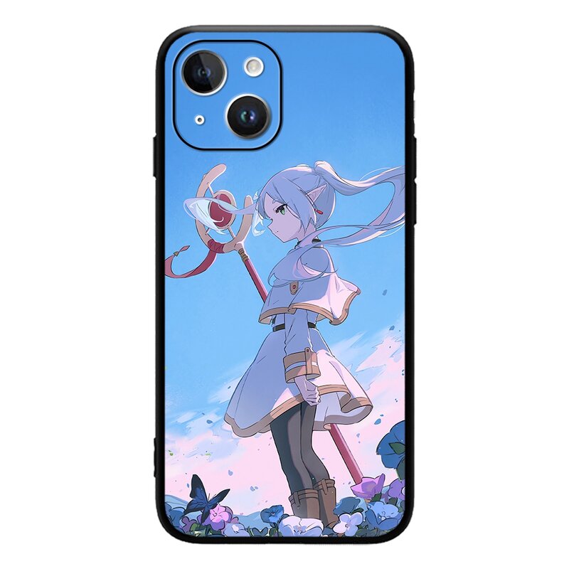 Frieren: Beyond Journey's End At The Funeral Fern Anime Phone Case for IPhone 15 14 13 12 11 Pro Max Mini XSMax  SE3 2 7 8 Plus