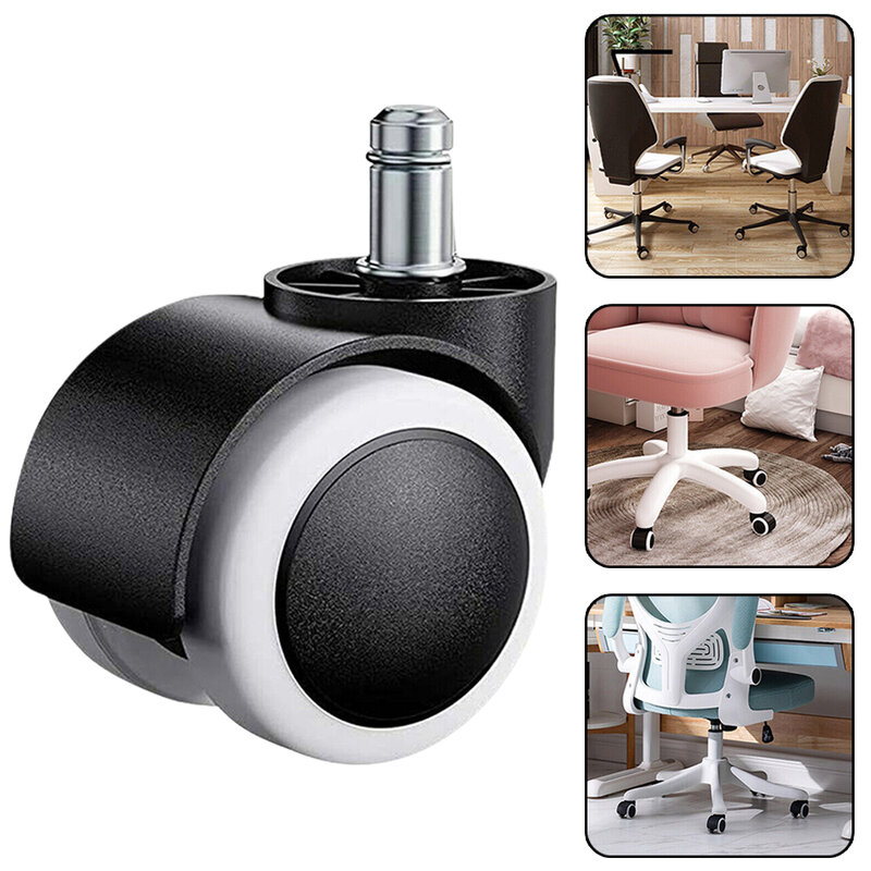 Brand New Chair Caster Swivel Wheel 60~105mm Chair Caster Mute Office Replacement Swivel Wheels Wear-resistant