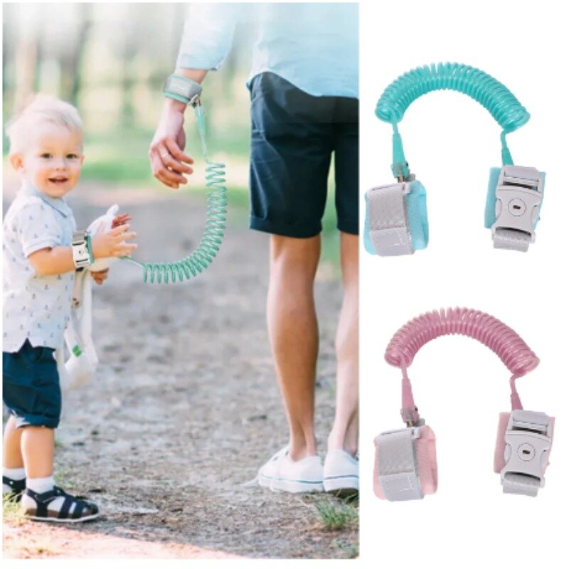 Регулируемый ремень для безопасности детей, регулируемый наручный ремешок с защитой от потери, для прогулок на открытом воздухе
