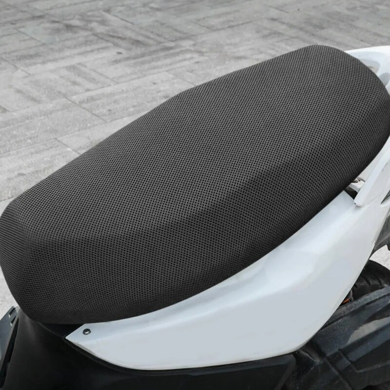 Funda Universal para asiento de motocicleta, malla antideslizante transpirable, cómoda y Flexible, Protector de asiento para Scooters