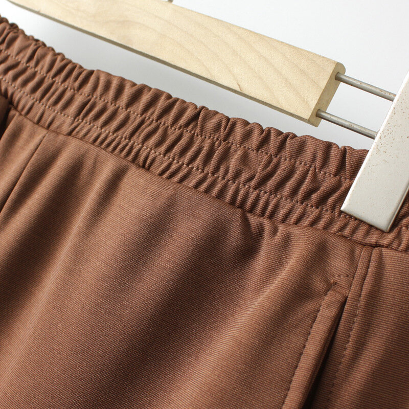 Pantalon sarouel grande taille 4XL pour femme, confortable, taille élastique, bas commissionnés, solide, document fjrespzed, vêtements courbes, printemps 2023