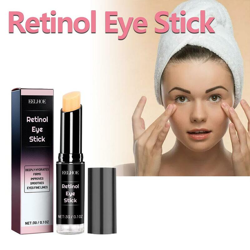 Retinol anti-rugas creme para os olhos, anti-inchaço, linha escura pele, desvanecer-se círculos oculares, hidratante, branqueamento sacos, remover bem, J9Y7, 1pc