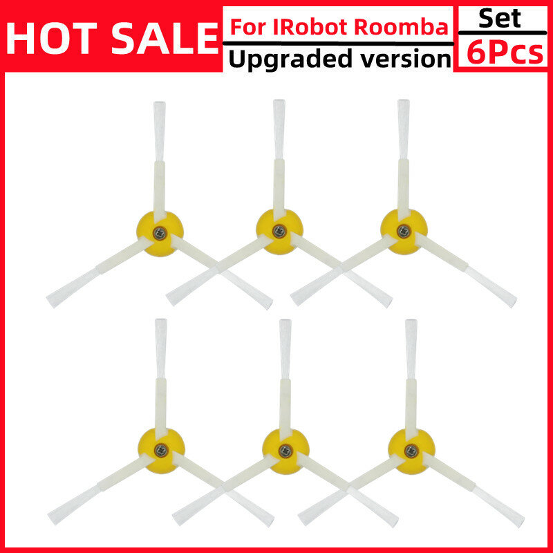 مناسبة ل IRobot Roomba 800 900 سلسلة مكانس كهربائية للكنس فرشاة جانبية الملحقات ثلاثة الذراع فرشاة جانبية