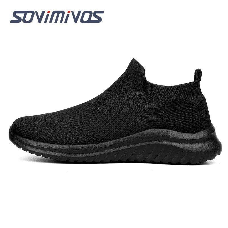 Heren gevulkaniseerde schoenen mesh damesschoenen lichtgewicht comfortabele heren sneakers 2020 herfst mode slip op flats schoenen mannelijke loafers